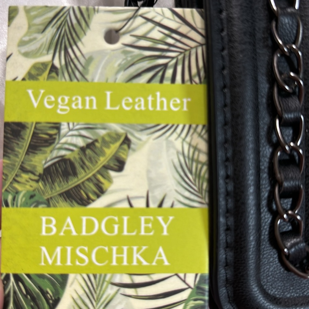 New Badgley Mischa Vegan Leather Crossbody - Picture 7 of 8